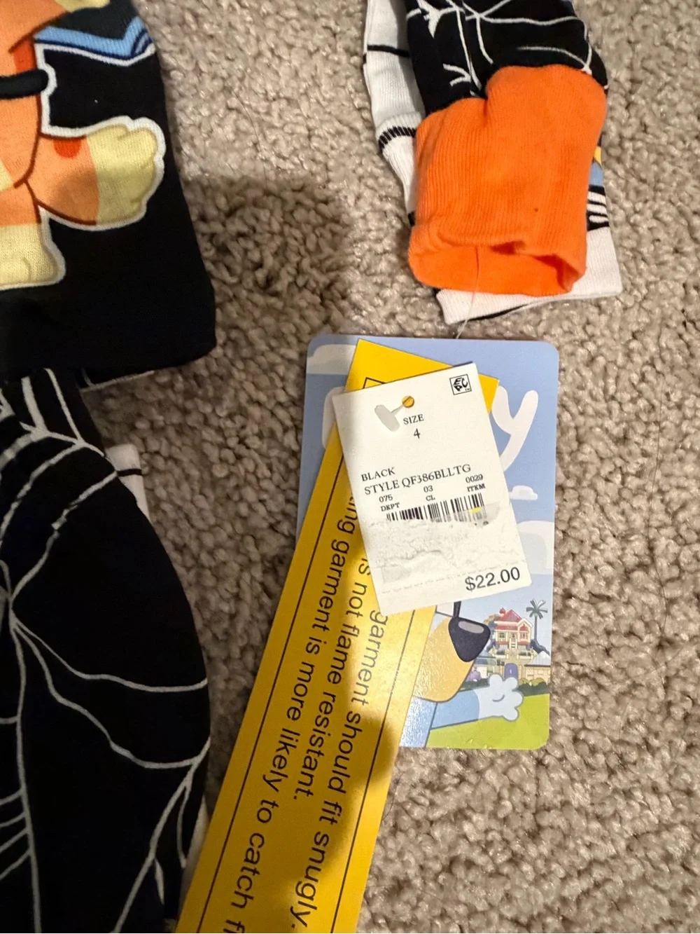 Disney Bluey Halloween Kids Pajama Set